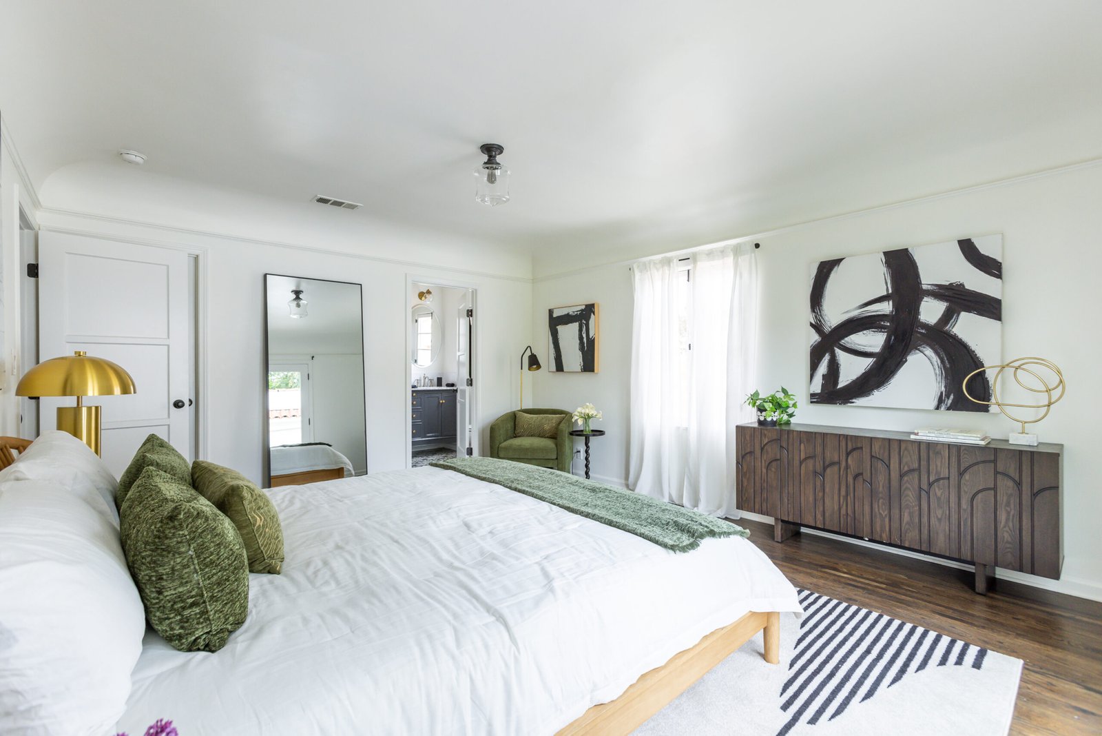 Beautiful Los Angeles Home Staging Project by Mid Modern Designs at 1773 Alvira St, Los Angeles, CA 90035 (28)
